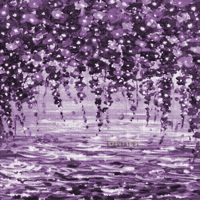 Y.A.M._Art Japan landscape background purple - Free animated GIF