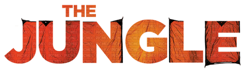 The Jungle.Text.Orange.Victoriabea - PNG gratuit