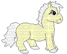 Yellow and White Pony Waterlily - GIF animé gratuit