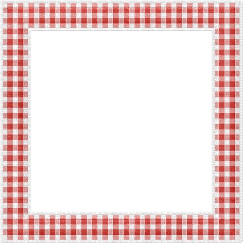 Red Gingham Frame png - безплатен png