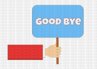 bye bye - PNG gratuit