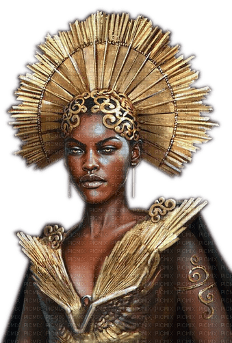 Rena black fantasy Woman Art - безплатен png