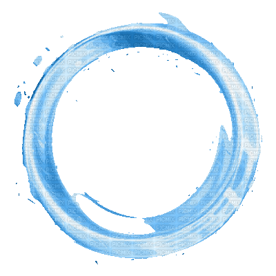 blue circle (created with gimp+lunapic) - Animovaný GIF zadarmo