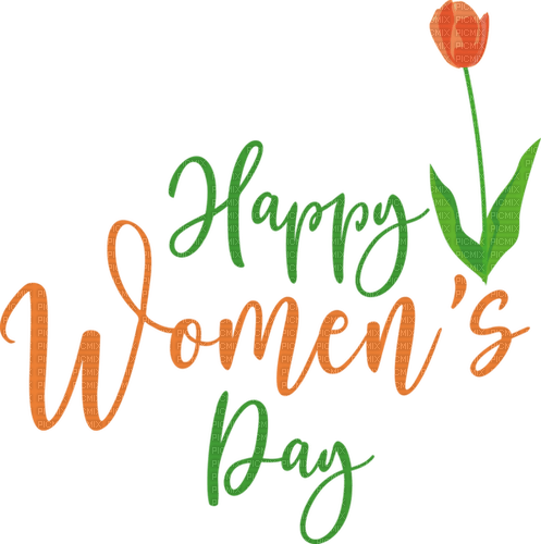 Kaz_Creations Text-Happy-Women's-Day - PNG gratuit