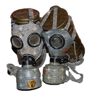 glitter gas masks - Безплатен анимиран GIF