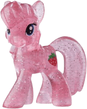 strawberry glitter pony - Free PNG