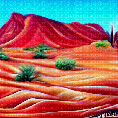Red Sandy Desert - png gratuito