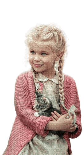 loly33 enfant chat - darmowe png