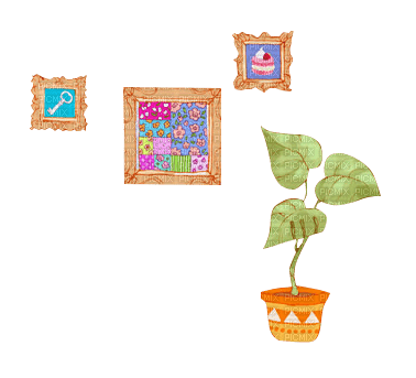 Plant & Paintings ♫{By iskra.filcheva}♫ - png grátis