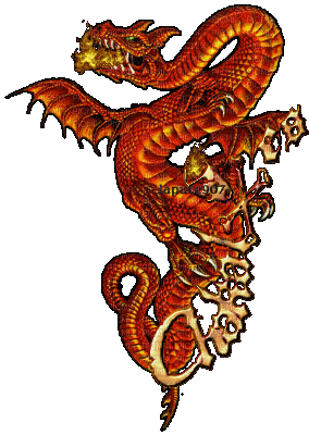 dragon feu - Бесплатни анимирани ГИФ