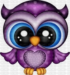 purple owl - ilmainen png