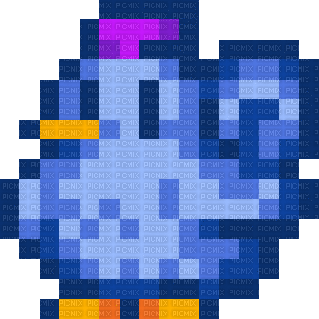 Stardew Valley Blue Chicken Walking - Gratis geanimeerde GIF