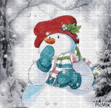 pupazzo di neve - GIF animate gratis