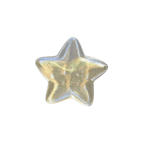 shiny glass reflective star gem - PNG gratuit