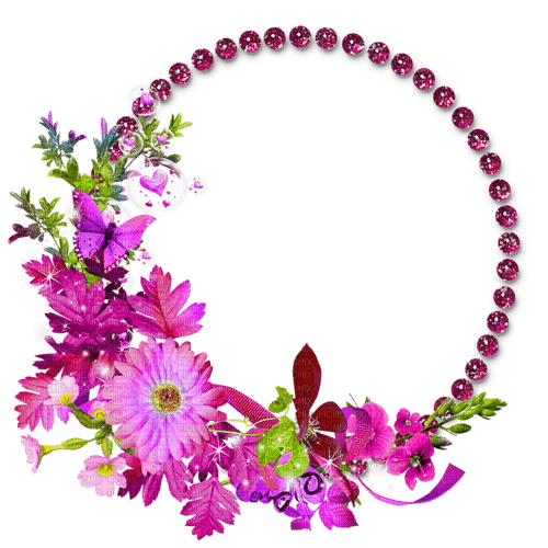 Round Florar Fuchsia - By StormGalaxy05 - darmowe png