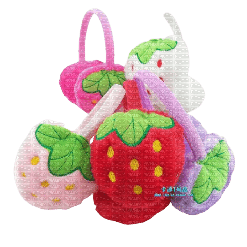 strawberry earmuffs - безплатен png