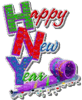 Happy New Year - Безплатен анимиран GIF