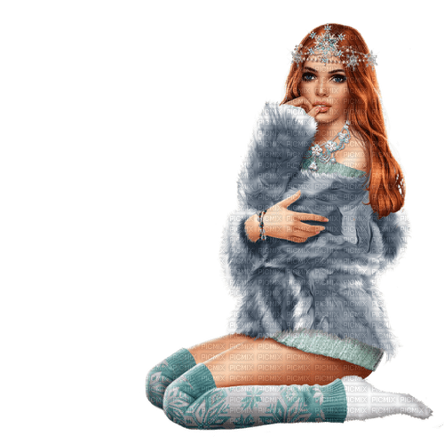 lady winter - δωρεάν png
