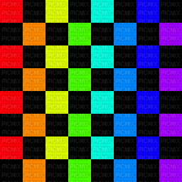 Checkered Rainbow - Ingyenes animált GIF