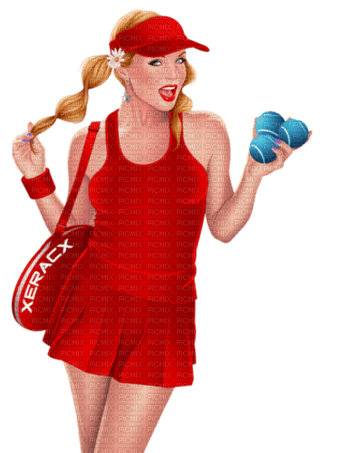 Woman. Tennis. Leila - besplatni png