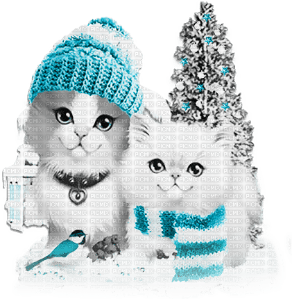 soave deco animals christmas winter tree cat - bezmaksas png