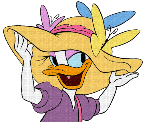 Daisy Duck - Zdarma animovaný GIF