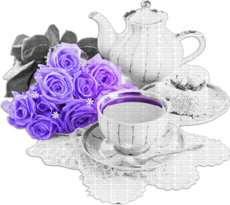 soave deco breakfast morning flowers rose tea - ingyenes png