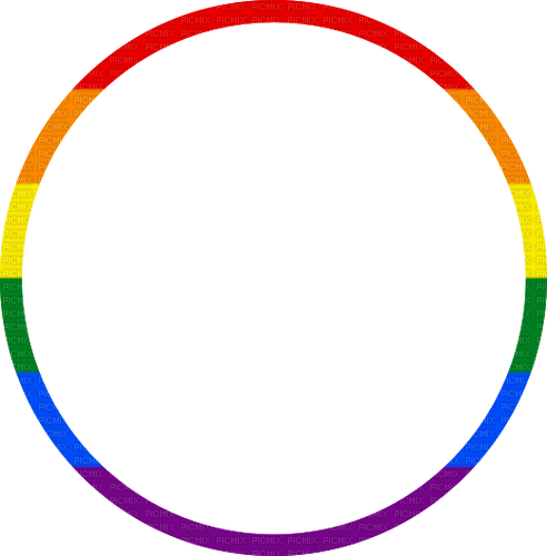 Rainbow Pride border - gratis png