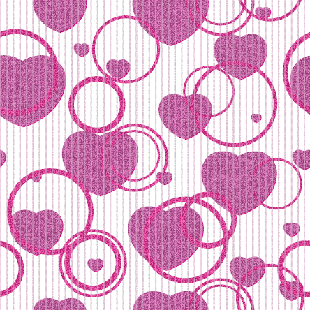 Pink sparkly hearts and circles background - Δωρεάν κινούμενο GIF