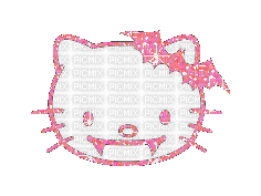 Emo Hello Kitty Glitter Edit #5 (VantaBrat) - Free animated GIF