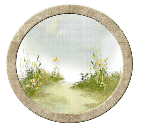 Background. Frame. Circle. Spring. Leila - δωρεάν png