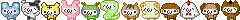 nuko cat animal pixels - 無料のアニメーション GIF