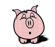 Cochon qui pleure - GIF animé gratuit