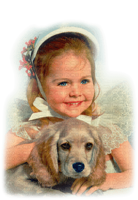 Kaz_Creations Baby Enfant Child Girl Dog Pup - 免费PNG