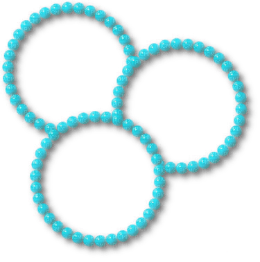 circle frames blue - PNG gratuit