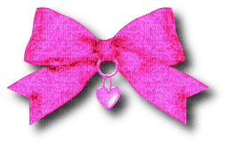 Bow.Heart.Charm.Pink - 無料png