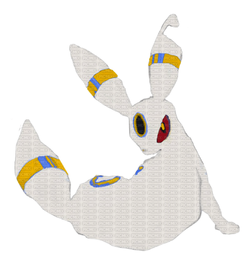white umbreon - 免费PNG