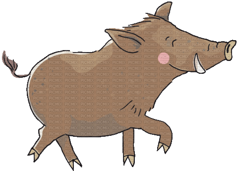 Porky Pig Fall - Animovaný GIF zadarmo