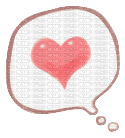 ..:::Heart Thought Bubble:::.. - gratis png
