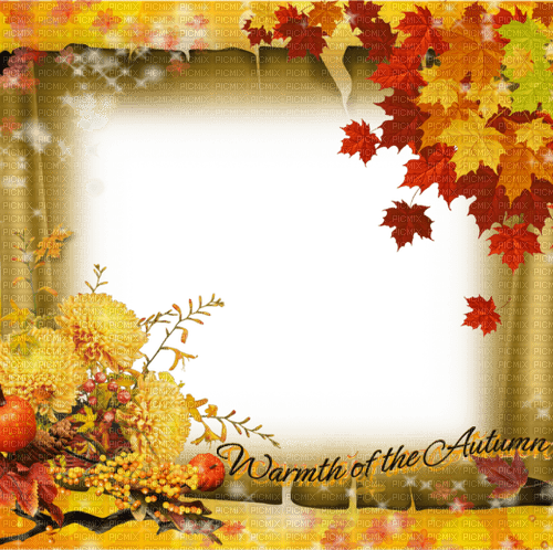 Autumn.Automne.Frame.Cadre.Victoriabea - gratis png