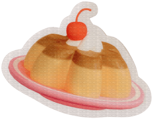 pudding sticker - Free PNG
