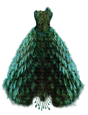 Peacock dress bp - png grátis