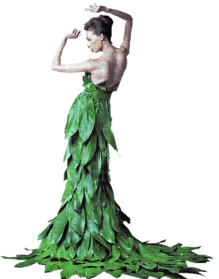 Kaz_Creations Woman Femme Green - 免费PNG