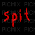 Spit (Kittie) - GIF animasi gratis