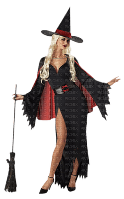 Kaz_Creations Woman Femme Witch Halloween - PNG gratuit