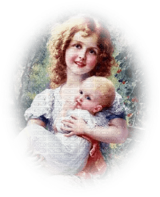 child with baby bp - PNG gratuit