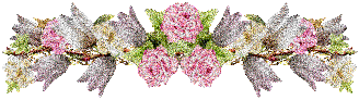 barre fleurs - GIF animé gratuit