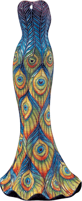 Peacock dress bp - δωρεάν png