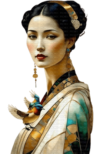 asian woman - darmowe png