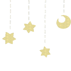 Stars & Moon ♫{By iskra.filcheva}♫ - PNG gratuit